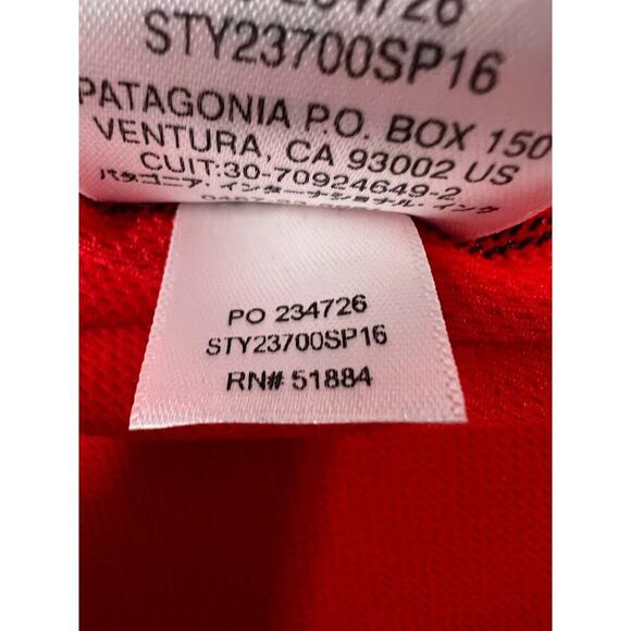 Patagonia Men’s Red 1/2 Zip Henley Outdoor Cycling Jersey Lightweight Shirt -‎ M - Picture 7 of 9